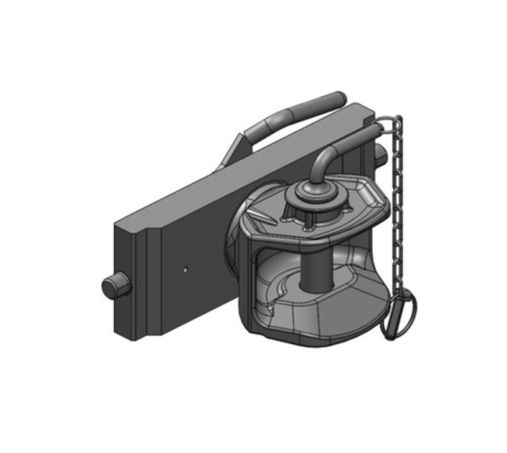 Standard z płytą adaptacyjną - 03.3355.01-A02   rozstaw Massey Ferguson, Claas 335/22/30