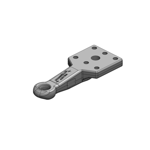 Zaczep flanszowy, oczkowy fi40mm, rozstaw Annaburger 130x115  - 00.655.21.0-A02