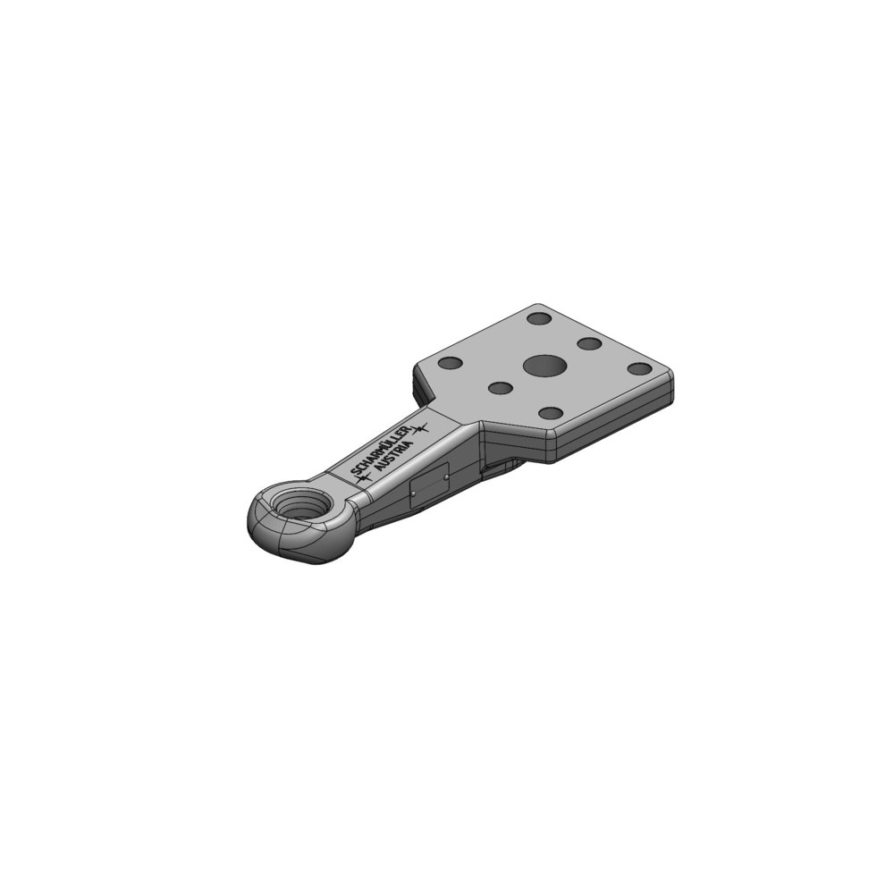 Zaczep flanszowy, oczkowy fi40mm, rozstaw Annaburger 130x115  - 00.655.21.0-A02