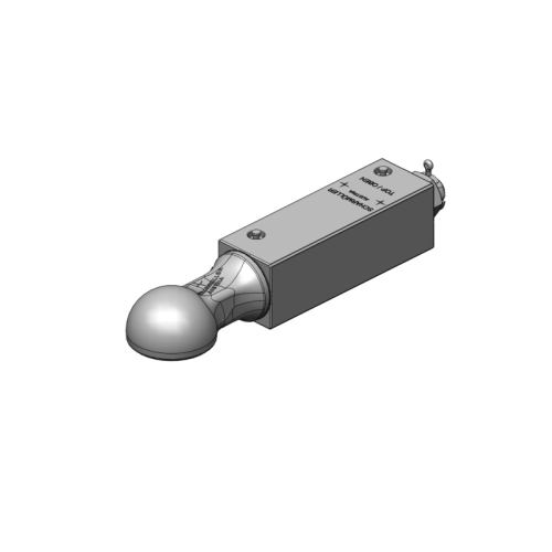 Zaczep kulowy K80 do wspawania z konsolą - 00.663.932.0-A02