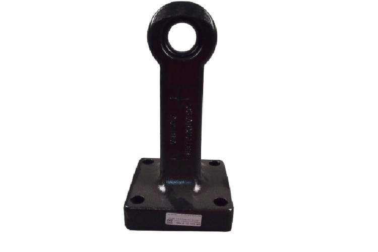 Zaczep flanszowy, oczkowy fi40mm, rozstaw 120x120  - 00.664.21.0-A02