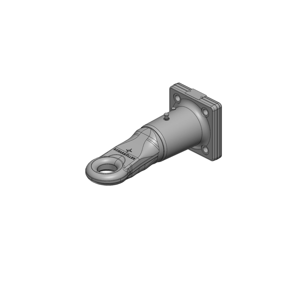 Zaczep flanszowy, oczkowy fi50mm, rozstaw 110x100 wersja obrotowa  - 00.652.48.0-A02