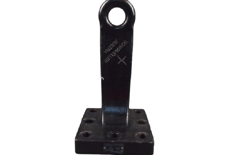 Zaczep flanszowy, oczkowy fi50mm, rozstaw 145x145 wersja obniżona  - 00.654.46.0-A02