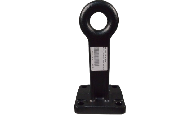 Zaczep flanszowy, oczkowy fi50mm, rozstaw 120x120, wersja sztywna  - 00.664.42.1-A90