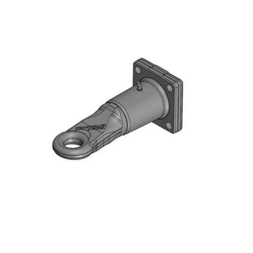 Zaczep flanszowy, oczkowy fi50mm, rozstaw 120x120, wersja obrotowa  - 00.664.48.1-A02