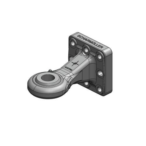 Zaczep flanszowy, oczkowy z łożyskiem kat.4, fi51mm, rozstaw 145x145 - 00.654.171.0-A02