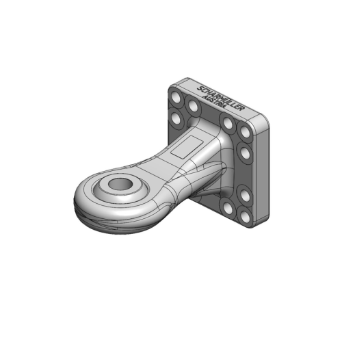 Zaczep flanszowy, oczkowy z łożyskiem kat.3, fi39mm, rozstaw 160x160 wersja 4t - 00.665.164.0-A02