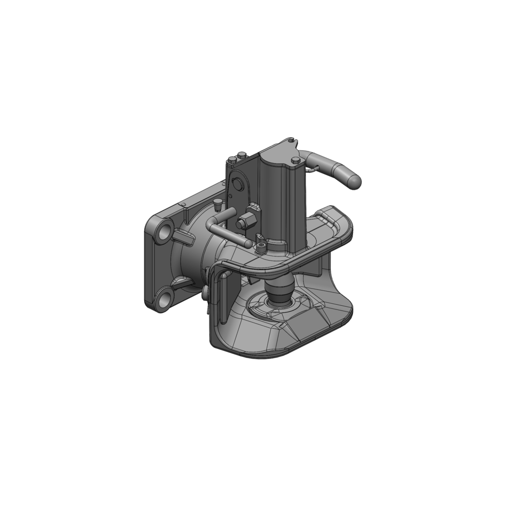 Zaczep automatyczny flanszowy 160x100 Scharmueller 05.1603.022-A02