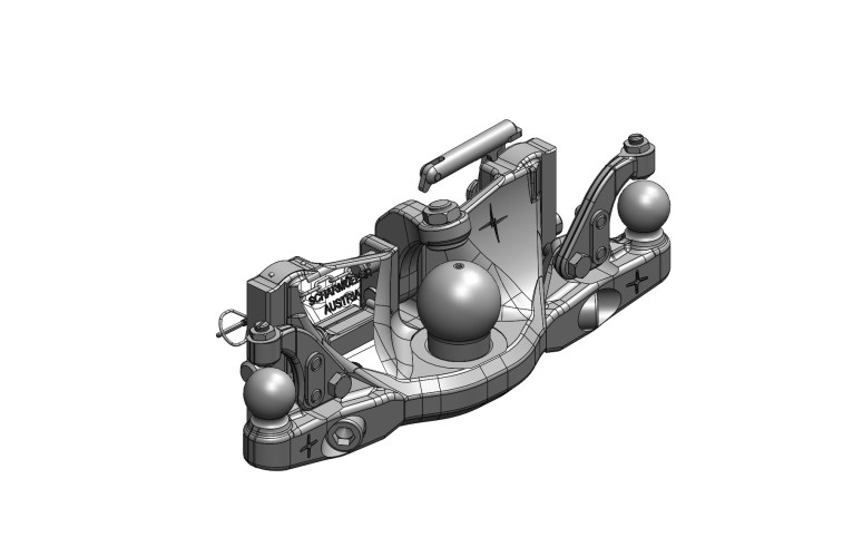 System skrętu osi K50 prawostronny do wkładów kulowych 4T - 00.520.66.0